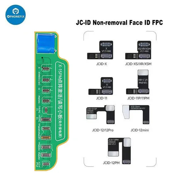 PHONEFIX JCID non-removal FPC Flex repair tool for iPhone Face ID, designed for solder-free face ID component repairs.