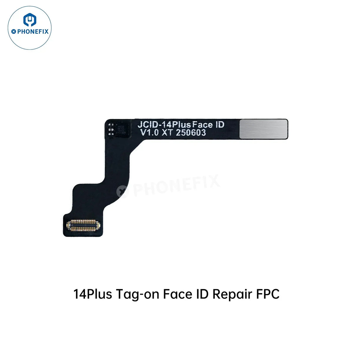 PHONEFIX Face ID repair tool for iPhone 14 Plus, includes FPC and activation board for Face ID repair and replacement.