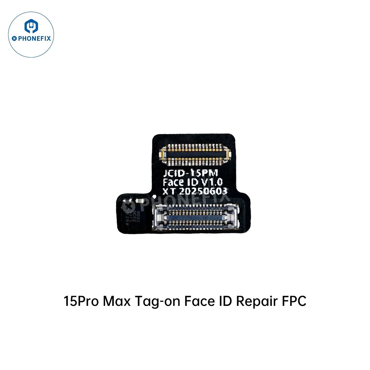 JCID iPhone 13-16 Face ID Repair Tag-on FPC and Activation Board for iPhone 15 Pro Max, compatible with PHONEFIX Face ID repair tools