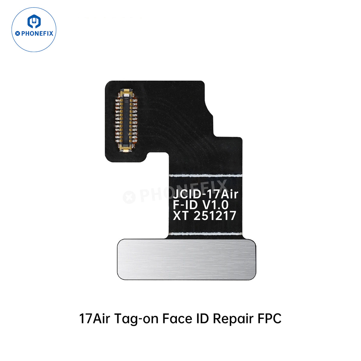 PHONEFIX JCID Non-removal FPC Flex Repair Tool for iPhone Face ID, designed for solder-free face ID repairs, shown in the image.