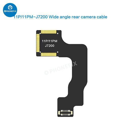 PHONEFIX i2C Wide Angle Telephoto Rear Camera Cable for iPhone X-12 Pro Max, Face ID repair tool, with cable and connector visible