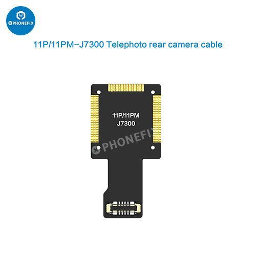 Phonefix i2C Wide Angle Telephoto Rear Camera Cable for iPhone X-12 Pro Max Face ID repair tool, showing flexible camera cable.