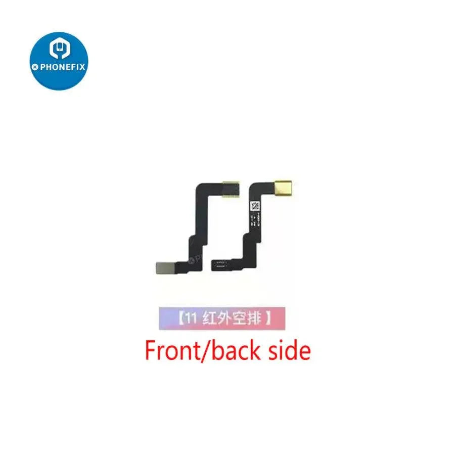 PHONEFIX infrared camera flex cable for iPhone X, XS, XS Max, 11, 11 Pro, and 11 Pro Max Face ID repair tool, replacement part.