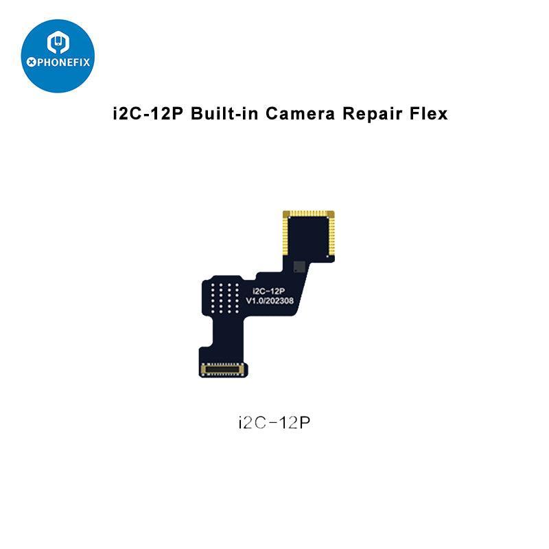 i2C A8S rear camera flex cable for iPhone 11 to 14 Pro Max, used for Face ID repair and removing "Unknown Part" message.
