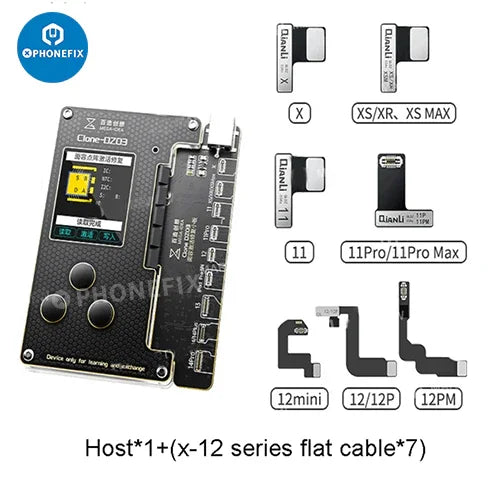 PhoneFix Clone DZ03 Face ID Test Tool for iPhone X to 15 Pro Max, dot matrix repair instrument for Face ID diagnosis.
