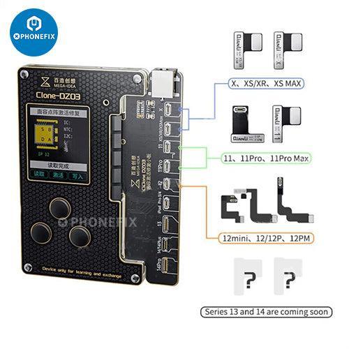 PHONEFIX Clone DZ03 Dot Matrix Repair Instrument for iPhone X to 15 Pro Max Face ID Test Tool, used for device repair and testing