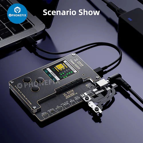 PhoneFix Clone DZ03 Face ID test tool for iPhone X to 15 Pro Max, dot matrix repair instrument for Face ID diagnostics.