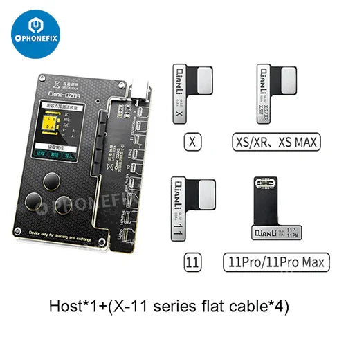 PHONEFIX Clone DZ03 Dot Matrix Face ID Test Tool for iPhone X to Pro Max, used for repairing and testing Face ID components.