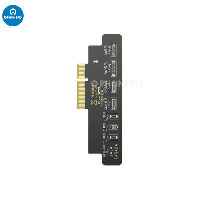 PhoneFix Clone DZ03 Dot Matrix Face ID Test Tool for iPhone X to 15 Pro Max, repair instrument for Face ID testing.