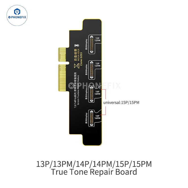 PhoneFix Clone DZ03 Dot Matrix Repair Instrument for iPhone X-15 Pro Max Face ID Test Tool, used for device diagnostics.