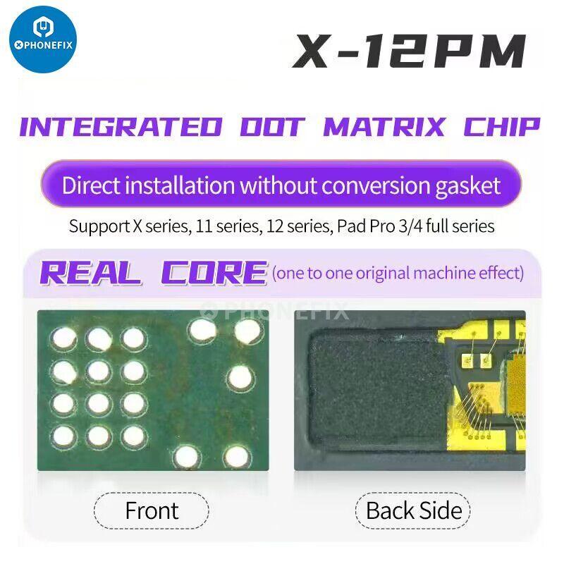 PHONEFIX Luban Integrated Dot Matrix Face ID Test Tool for iPhone X to 14 Pro Max, used to test Face ID functionality.