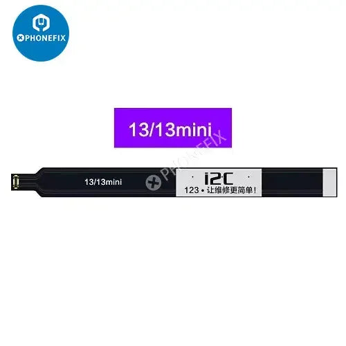 Câble de test de batterie PHONEFIX I2C pour iPhone 5SE à 13 Pro Max, outil de test Face ID, utilisé pour le diagnostic et la réparation des batteries