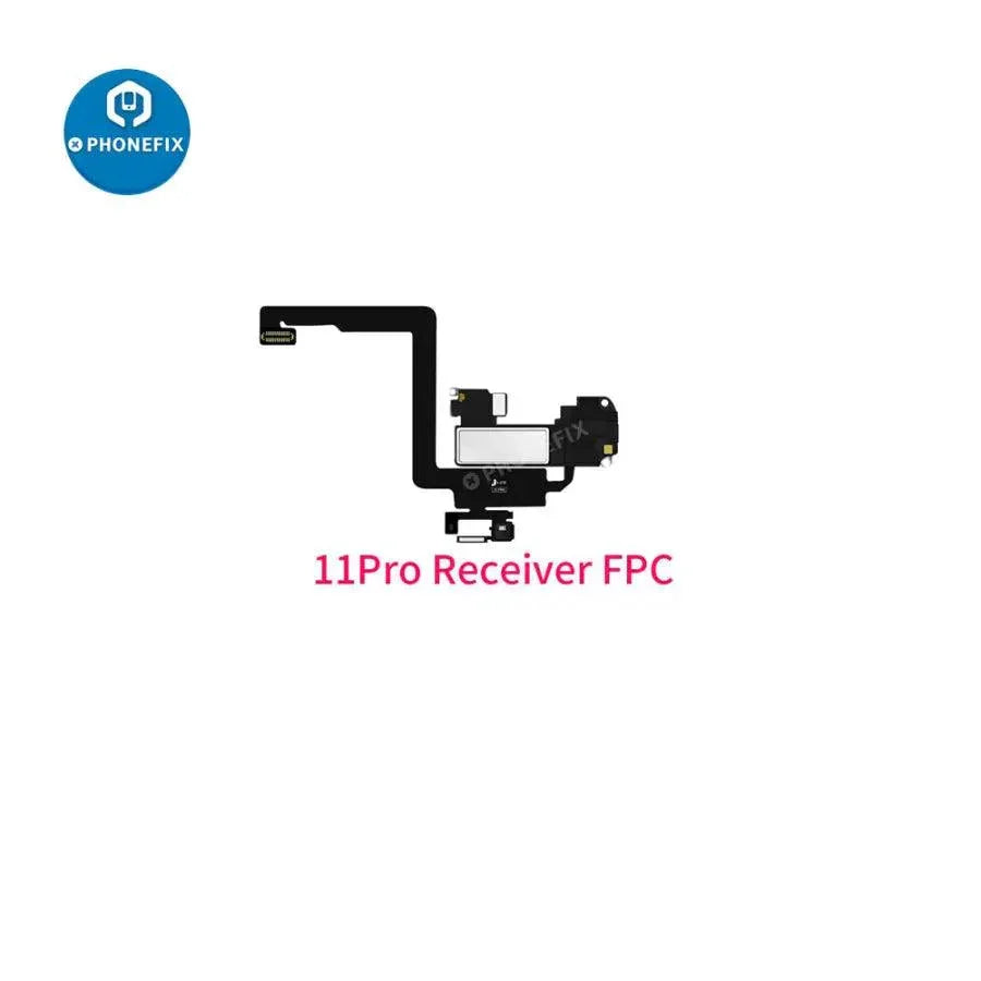PHONEFIX Face ID test tool for iPhone X to Pro Max, flexible FPC receiver repair component with True Tone compatibility.