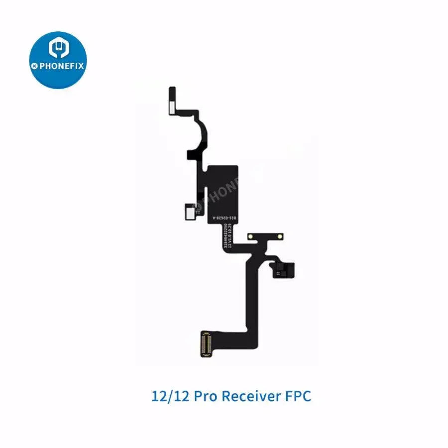 PHONEFIX JC Receiver FPC Flex Repair for iPhone X to 13 Pro Max, Face ID test tool with True Tone display visible in the image.