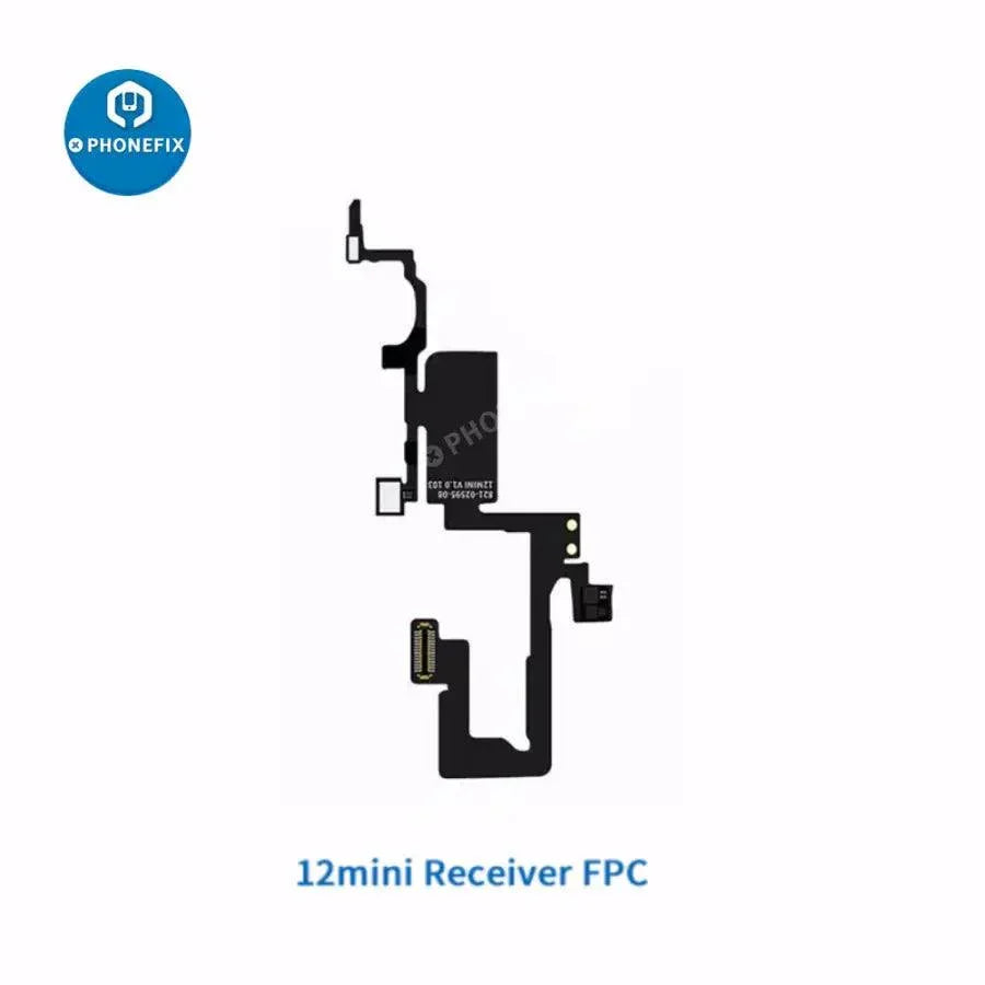 PHONEFIX JC Receiver FPC Flex Repair tool for iPhone X to Pro Max Face ID and True Tone testing, showing the flexible FPC component.