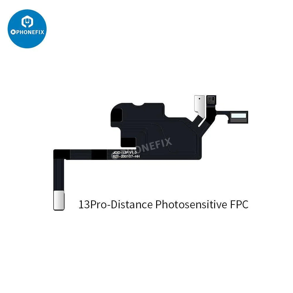 PHONEFIX JC Receiver FPC Flex Repair Face ID Test Tool for iPhone X to Pro Max with True Tone display functionality.
