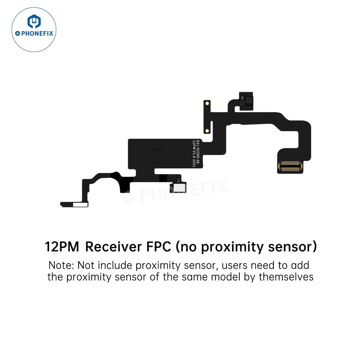 PHONEFIX JC Receiver FPC Flex repair tool for iPhone X to Pro Max, designed for Face ID testing and True Tone display calibration.