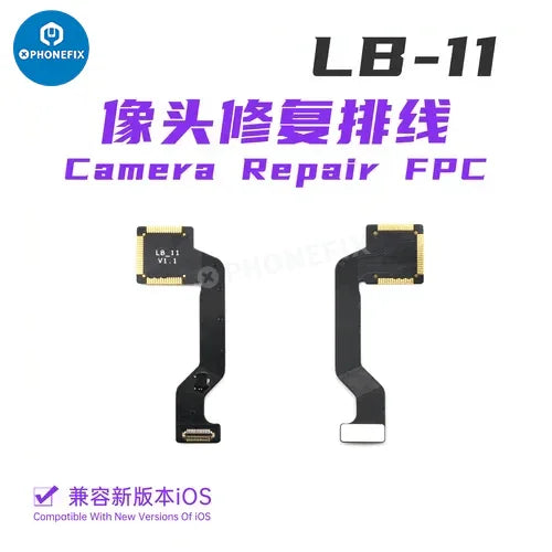 PHONEFIX Luban Face ID test tool with battery receiver and FPC for iPhone Face ID camera repair.