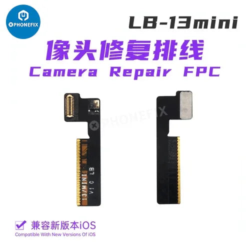 PhoneFix Luban Face ID test tool with battery receiver and FPC connector for iPhone Face ID camera and sensor repair.