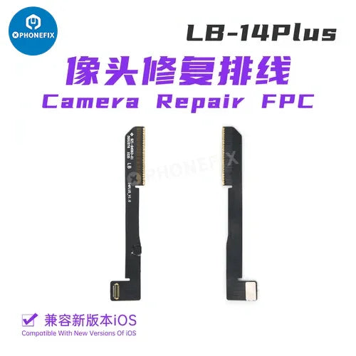 PhoneFix Luban Face ID test tool with battery receiver and camera FPC for iPhone repair, used for testing Face ID components.