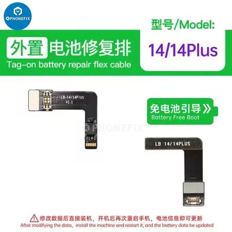PHONEFIX Luban Face ID test tool with battery receiver and FPC connector for iPhone Face ID camera repair.