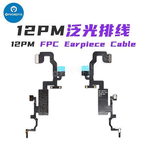 PHONEFIX Luban Face ID test tool with battery receiver and FPC for iPhone Face ID camera repair.