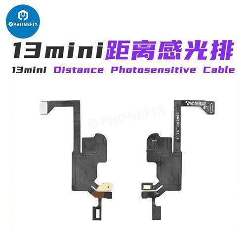 PHONEFIX Luban Face ID test tool for iPhone, includes battery receiver and FPC camera repair components for Face ID testing.