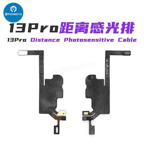 PHONEFIX Luban Face ID test tool for iPhone, includes battery receiver camera FPC for Face ID repairs and diagnostics.