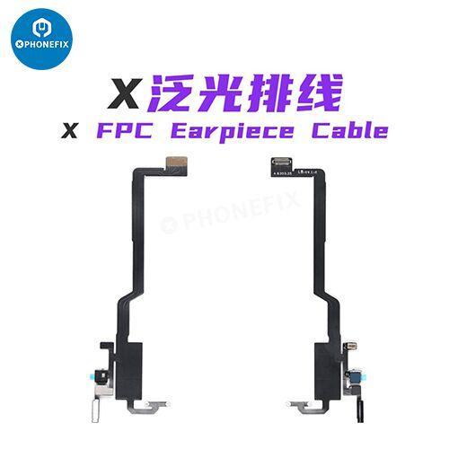 PhoneFix Luban Face ID Battery Receiver Camera Repair FPC for iPhone, Face ID test tool with connectors and circuit board components.