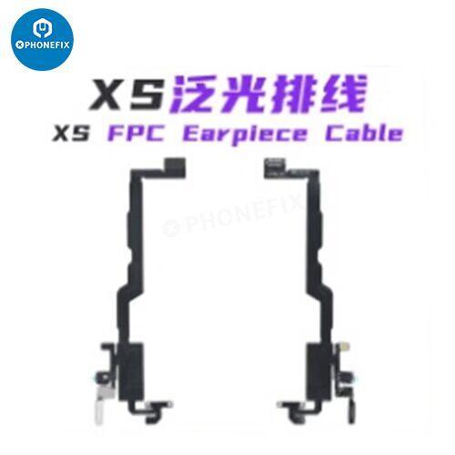 PHONEFIX Luban Face ID test tool with battery receiver and camera FPC for iPhone Face ID repair.