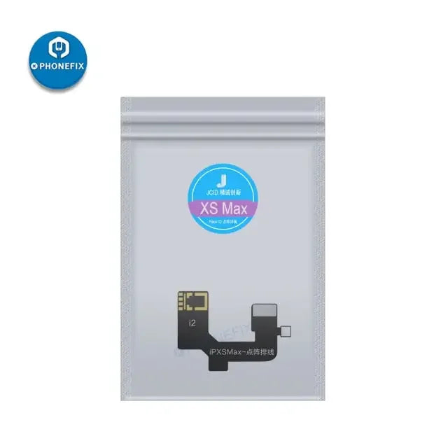 JC Dot Matrix Cable for iPhone X Face ID repair flex cable, used as a test tool for Face ID functionality, by PHONEFIX.