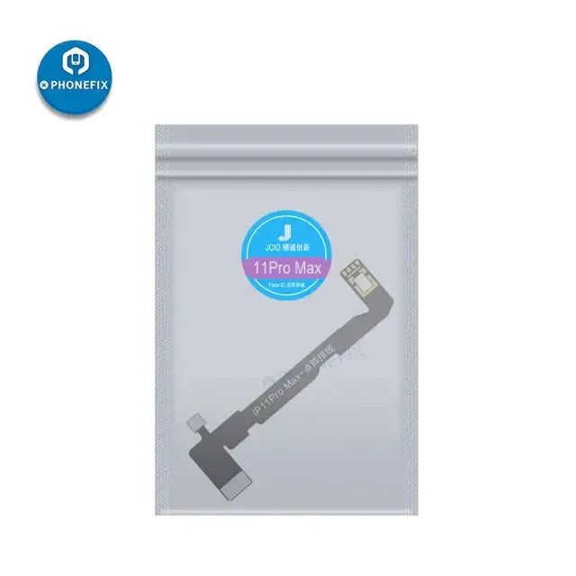 JC Dot Matrix Cable for iPhone X Face ID repair flex cable, PHONEFIX brand, used for Face ID testing and repair on iPhone X.