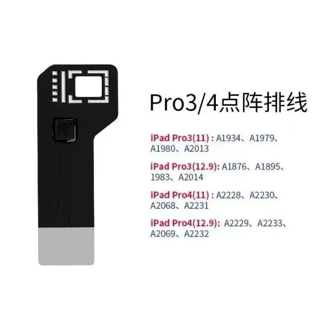 JC Dot Matrix Cable for iPhone X Face ID repair flex cable, used as a Face ID test tool by PHONEFIX.