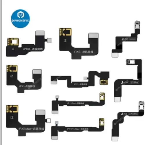 JC Dot Matrix Cable for iPhone X Face ID repair flex cable, used as a test tool for Face ID functionality by PHONEFIX.