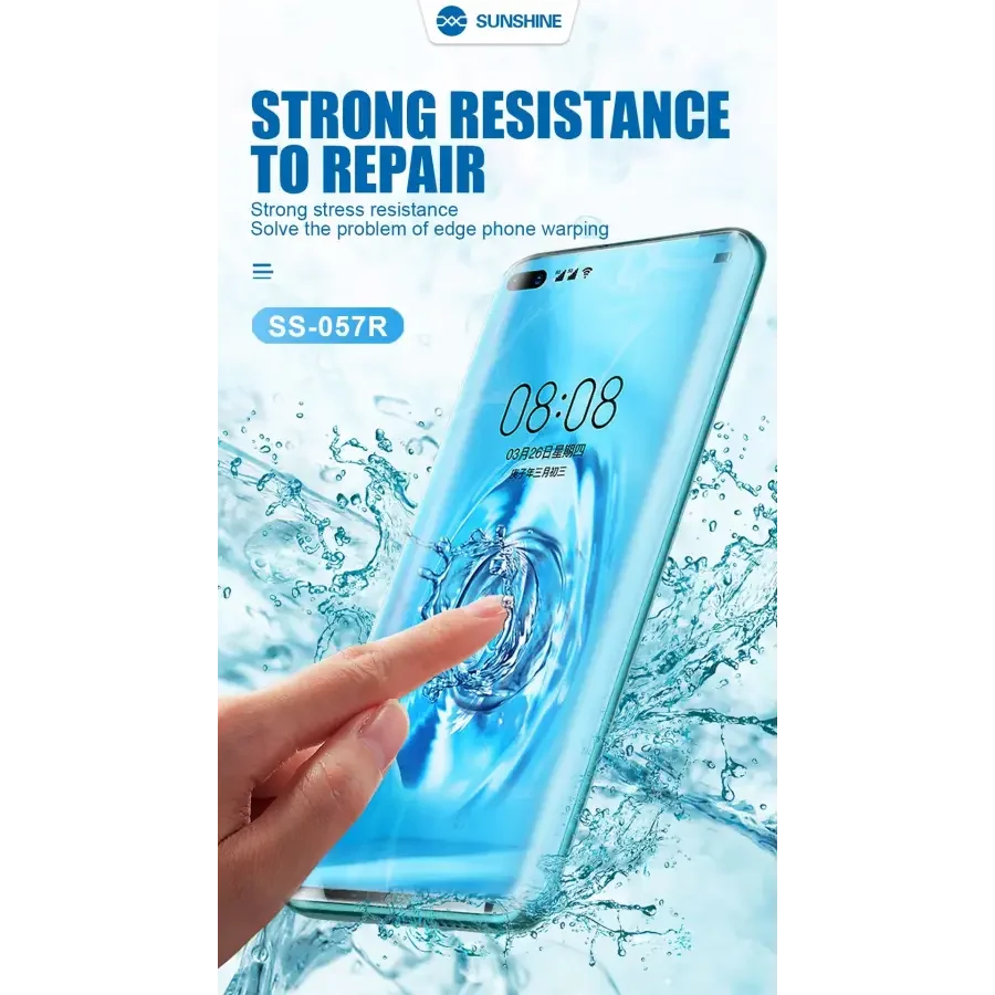 Set of 50 flexible hydrogel repair films for cutter machines, designed for compressive repairs by PHONEFIX.