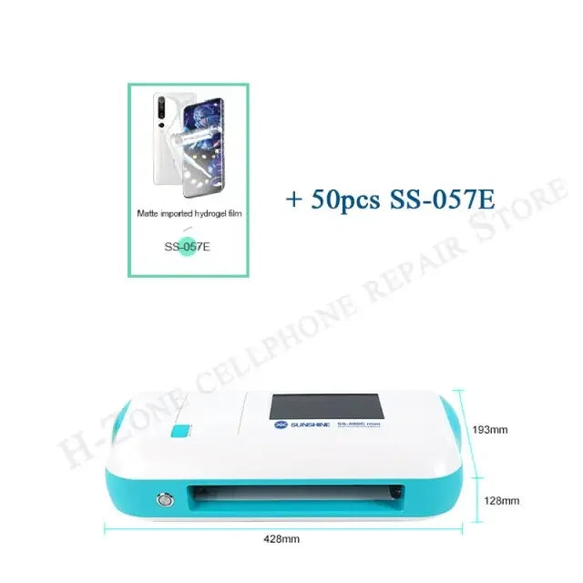 PHONEFIX SS-890C multifunction film cutting machine for front and rear film, compact and intelligent with precise cutting capabilities.