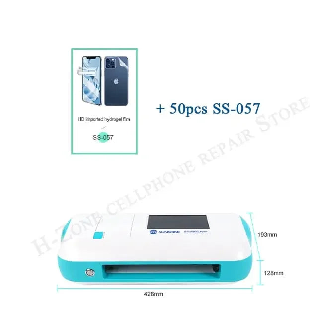 PHONEFIX SS-890C multifunction film cutting machine for front and rear film, compact and intelligent design for precise cuts.