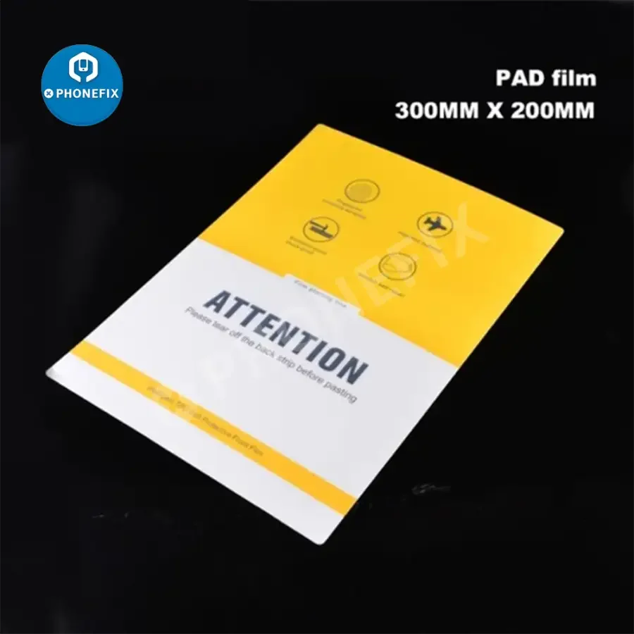 Film protecteur d'écran flexible en hydrogel pour machines de découpe, conçu pour une application précise sur les écrans de téléphone par PHONEFIX.