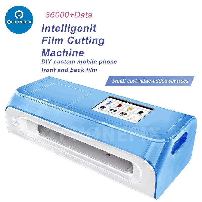 PHONEFIX E210 mini film cutting machine for screen protectors, compact device for precise cutting of phone screen film.
