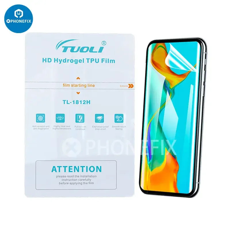 PHONEFIX HD Hydrogel Film screen protector for iPad, anti-blue light film cut with machine, fits 11-inch iPad, clear and protective