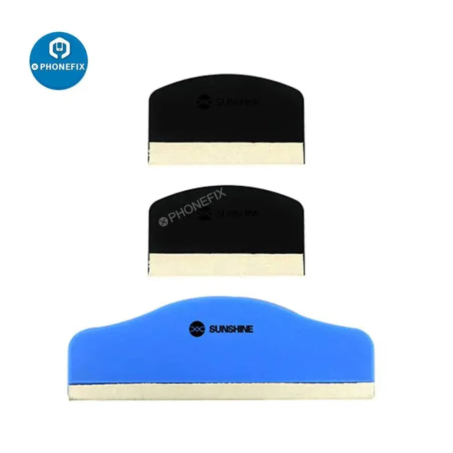 Outil de grattage pour la découpe de films Sunshine SS-890C, destiné aux réparations de téléphones et utilisé par PHONEFIX pour un retrait précis de l'écran et du film.