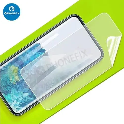 Matte hydrogel film designed for phone screen protector cutting machines, compatible with PHONEFIX brand.