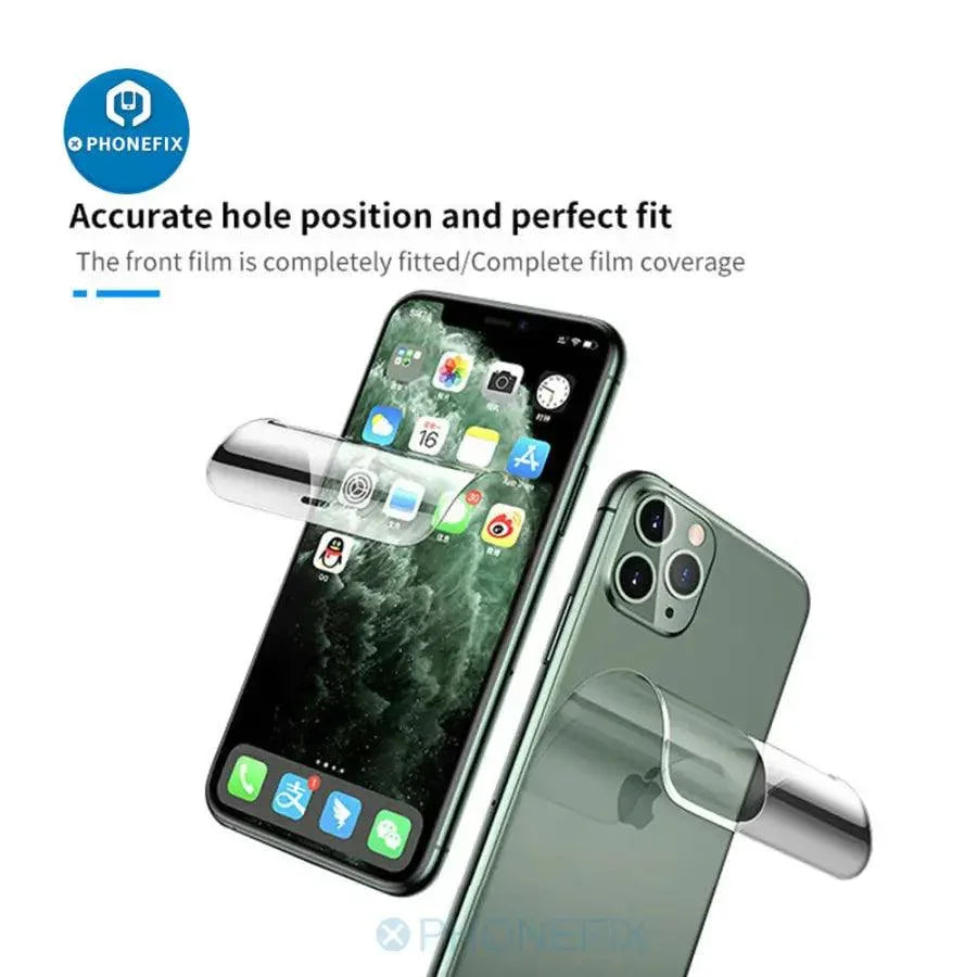 PHONEFIX SS-890C Machine de découpe de films protecteurs d'écran pour téléphones portables en un clic, pour une découpe précise des protections d'écran.