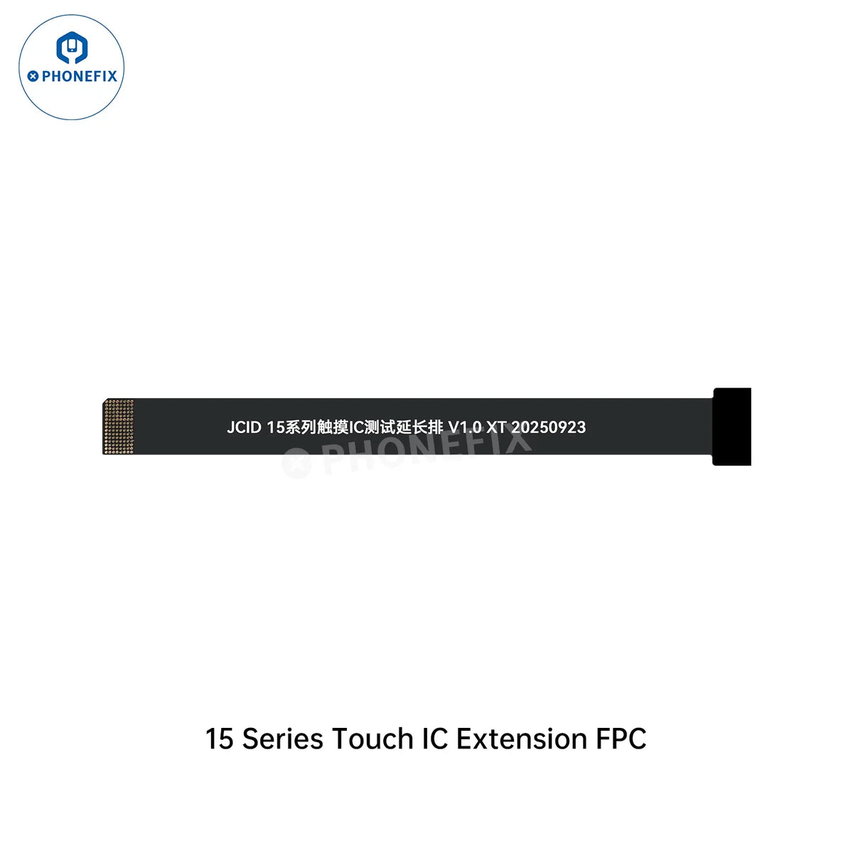 PHONEFIX V1S Pro Touch IC Test Module extension cable for iPhone 12-16 series, used for IC chip detection and testing.
