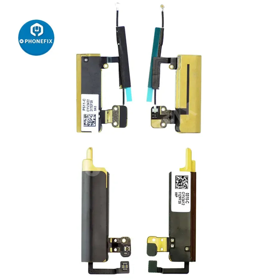 iPad Mini right and left antenna flex cable replacement by PHONEFIX, showing replacement flex cables for iPad Mini accessories.