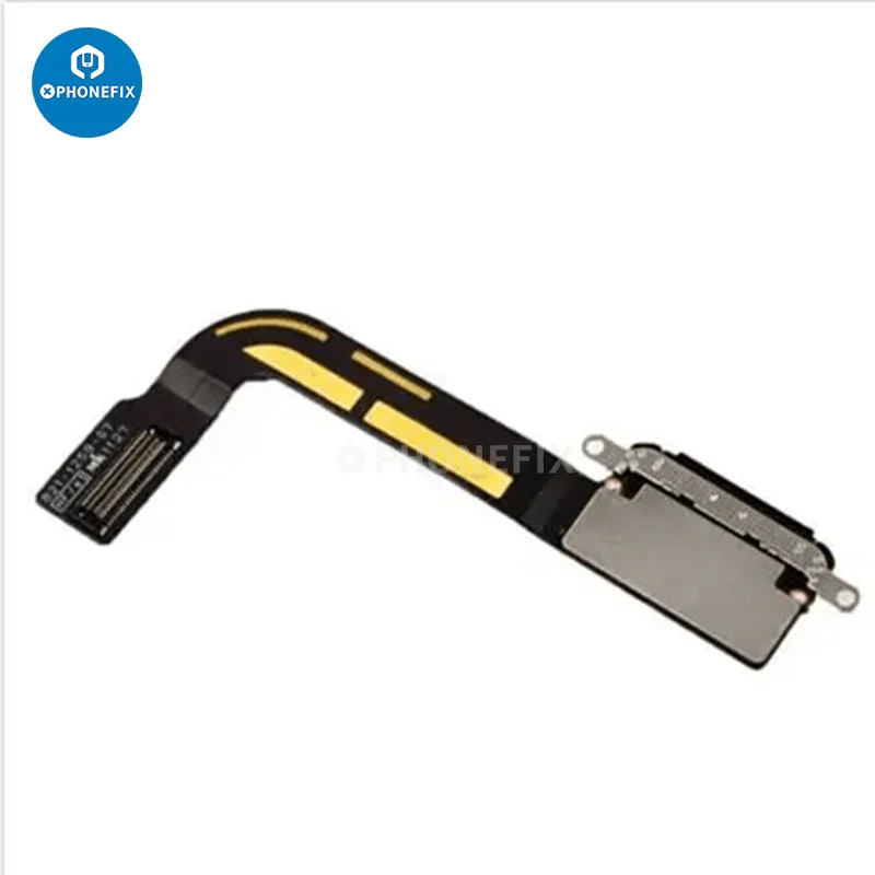 iPad Mini 2/3/4 USB port charging connector flex cable for iPad accessories, showing the flex cable and connector components.