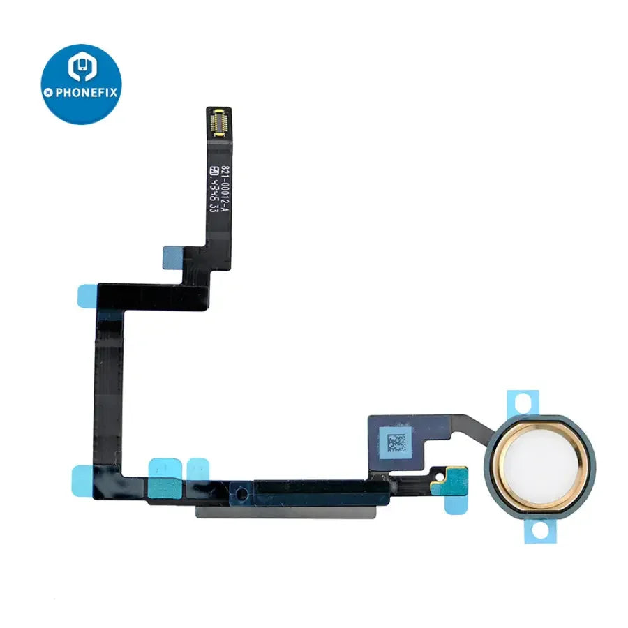 iPad 6 Mini 3 Air2 home button full assembly replacement by PHONEFIX, showing the complete button assembly for iPad repair.