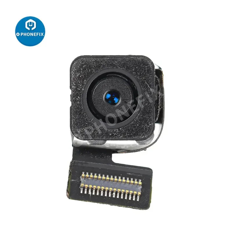 Rear camera replacement for iPad Air 4, Mini 5, iPad 10, and Pro 12.9-inch, by PHONEFIX, showing the camera module and connectors.