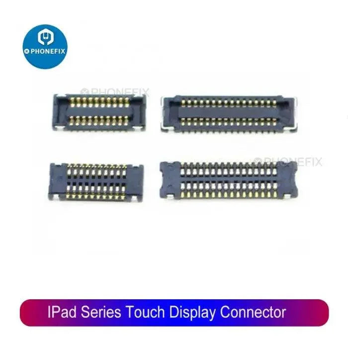 LCD touch screen digitizer FPC connector for iPad Pro 9.7, 10.5, and 12.9 inches, compatible with PhoneFix accessories.