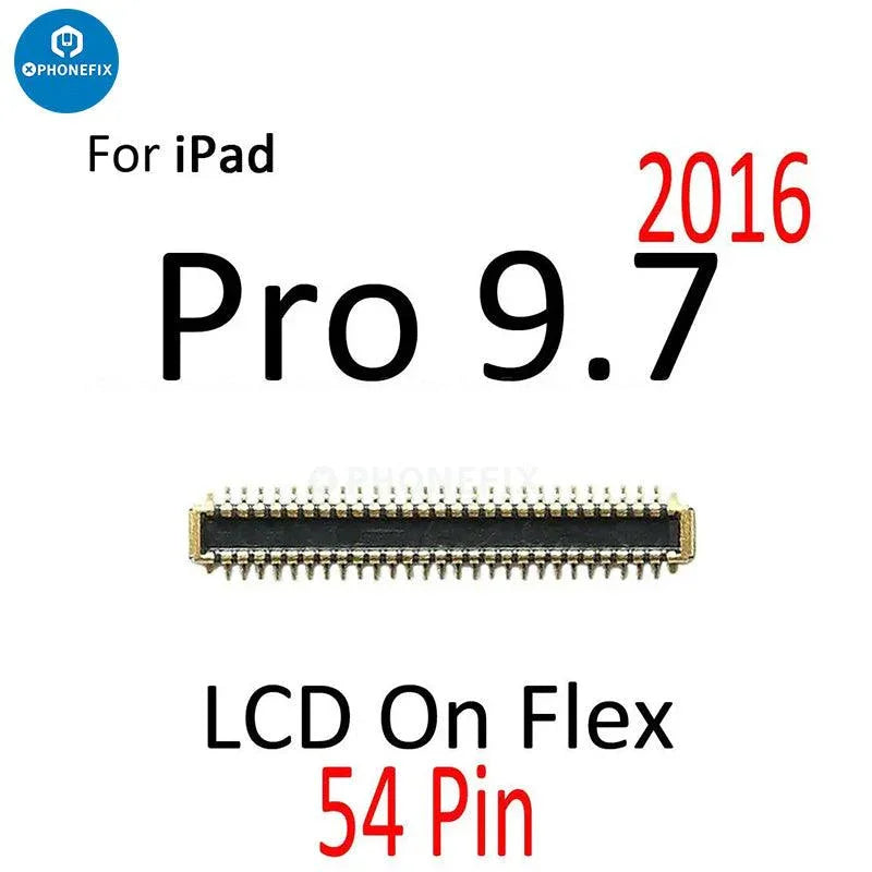 PHONEFIX LCD touch screen digitizer FPC connector for iPad Pro 9.7, 10.5, 12.9 inch tablets, compatible iPad accessories